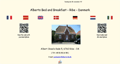 Desktop Screenshot of alberts-bb.dk