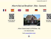 Tablet Screenshot of alberts-bb.dk